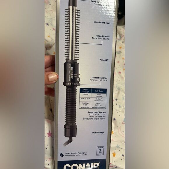 NIB Conair Instant Heat Styling Brush with Turbo Heat - Picture 5 of 10